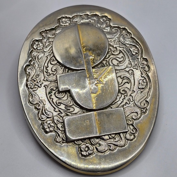 Vintage OPI Corporate Safety Department Houston Texas Bronze‎ Belt Buckle - Picture 5 of 11